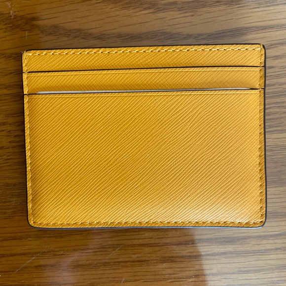 Kate Spade Madison Saffiano Leather Daffodil Card Holder - Picture 2 of 8